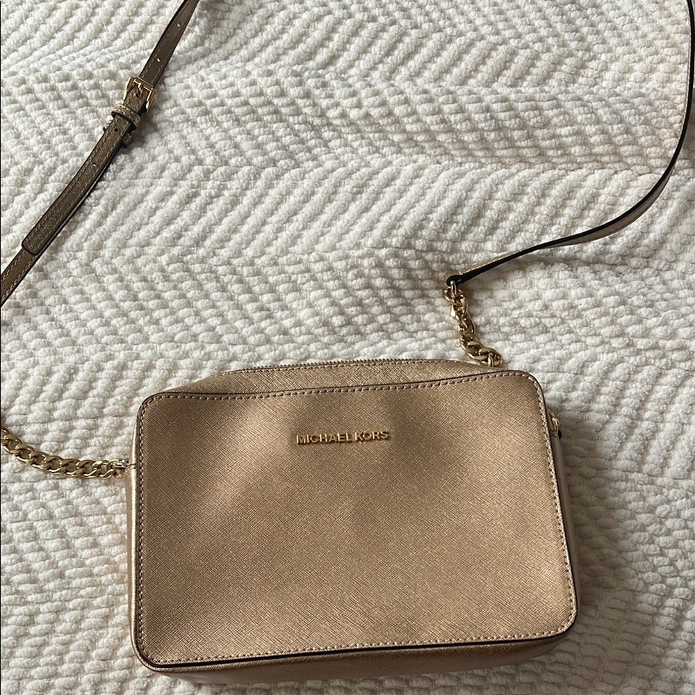 Michael Kors Tan Crossbody Bag